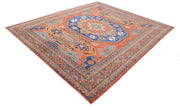 Hand Knotted Nomadic Caucasian Humna Wool Rug 8' 5" x 10' 1" - No. AT57861