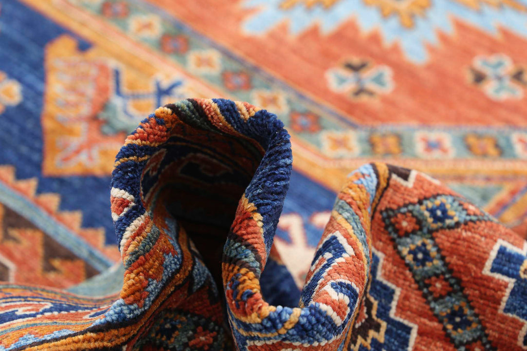 Hand Knotted Nomadic Caucasian Humna Wool Rug 8' 5" x 10' 1" - No. AT57861