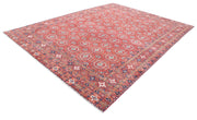 Hand Knotted Nomadic Caucasian Humna Wool Rug 8' 11" x 11' 10" - No. AT37646