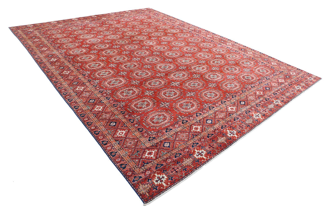 Hand Knotted Nomadic Caucasian Humna Wool Rug 10' 0" x 13' 5" - No. AT22143