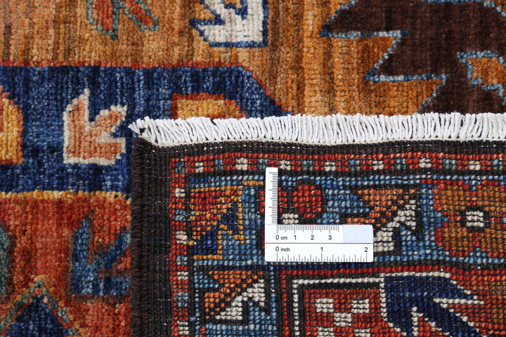 Hand Knotted Nomadic Caucasian Humna Wool Rug 8' 11" x 12' 7" - No. AT29573
