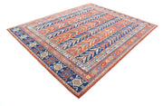 Hand Knotted Nomadic Caucasian Humna Wool Rug 7' 10" x 9' 9" - No. AT21229