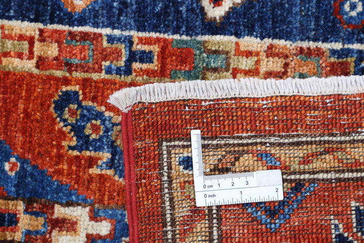 Hand Knotted Nomadic Caucasian Humna Wool Rug 7' 10" x 9' 9" - No. AT21229