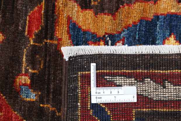 Hand Knotted Nomadic Caucasian Humna Wool Rug 8' 1" x 9' 8" - No. AT23980
