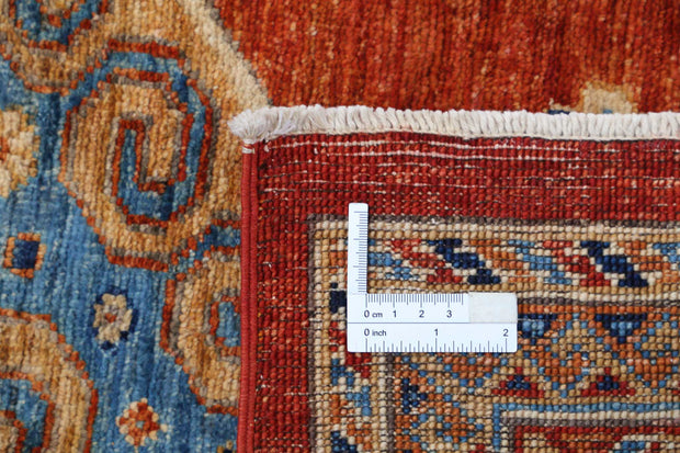 Hand Knotted Nomadic Caucasian Humna Wool Rug 7' 10" x 9' 11" - No. AT17670