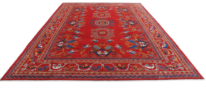 Hand Knotted Nomadic Caucasian Humna Wool Rug 10' 0" x 14' 0" - No. AT19955