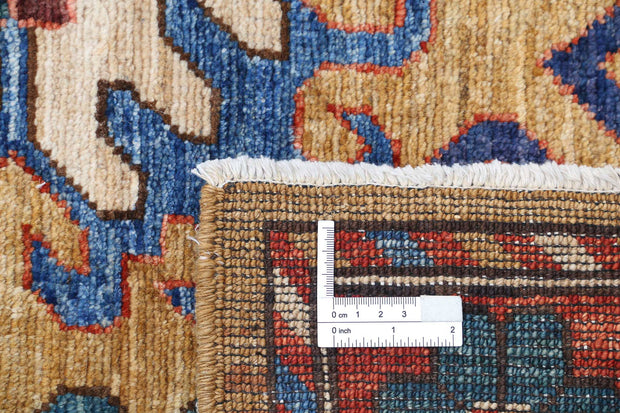 Hand Knotted Nomadic Caucasian Humna Wool Rug 6' 10" x 10' 1" - No. AT76778