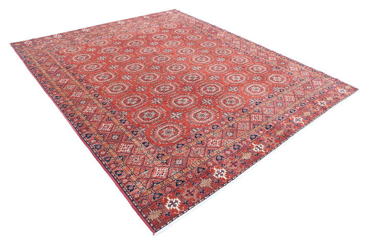 Hand Knotted Nomadic Caucasian Humna Wool Rug 8' 2" x 9' 8" - No. AT36423