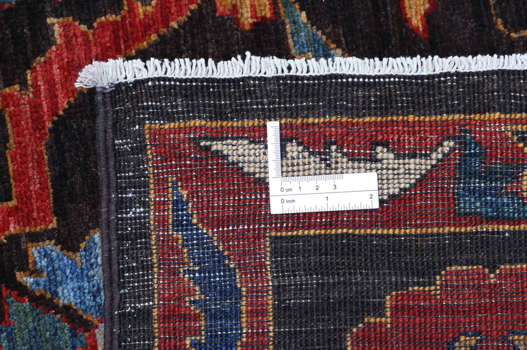 Hand Knotted Nomadic Caucasian Humna Wool Rug 8' 2" x 9' 9" - No. AT70789