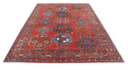 Hand Knotted Nomadic Caucasian Humna Wool Rug 6' 10" x 10' 1" - No. AT39171