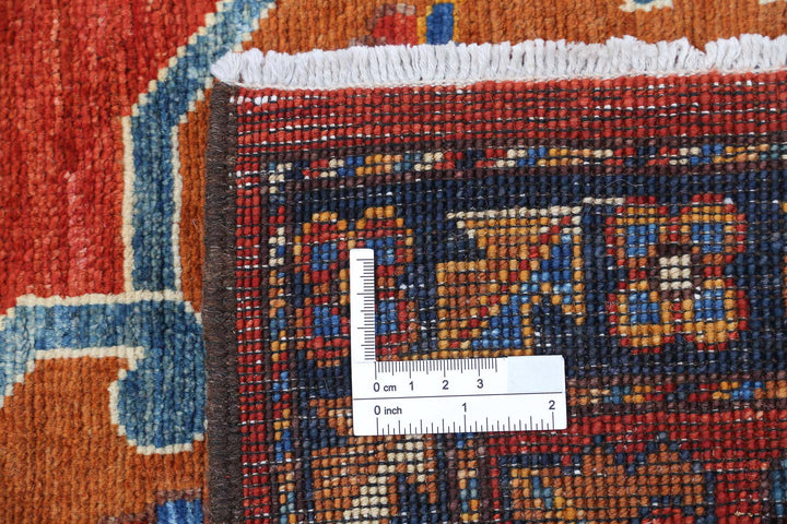Hand Knotted Nomadic Caucasian Humna Wool Rug 6' 10" x 10' 1" - No. AT39171