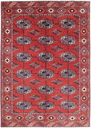 Hand Knotted Nomadic Caucasian Humna Wool Rug 5' 6" x 7' 11" - No. AT55994