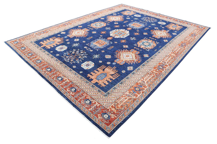 Hand Knotted Nomadic Caucasian Humna Wool Rug 8' 10" x 11' 10" - No. AT88771