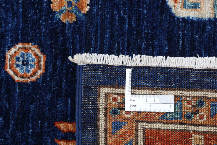 Hand Knotted Nomadic Caucasian Humna Wool Rug 8' 10" x 11' 10" - No. AT88771