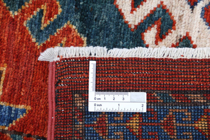 Hand Knotted Nomadic Caucasian Humna Wool Rug 8' 8" x 9' 2" - No. AT33068