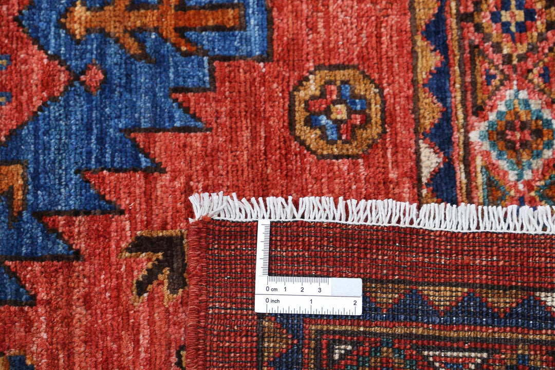Hand Knotted Nomadic Caucasian Humna Wool Rug 10' 3" x 14' 4" - No. AT50713