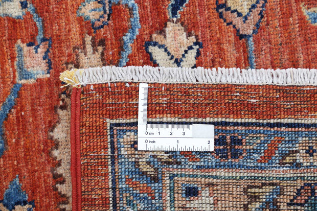 Hand Knotted Nomadic Caucasian Humna Wool Rug 8' 11" x 10' 10" - No. AT91100