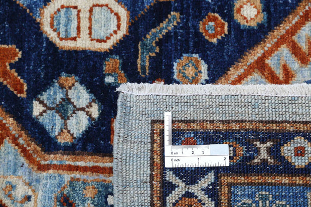 Hand Knotted Nomadic Caucasian Humna Wool Rug 9' 0" x 12' 7" - No. AT34851
