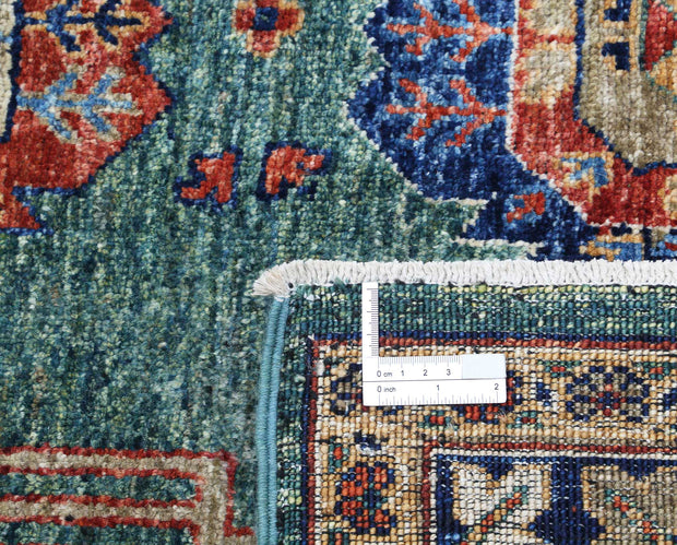 Hand Knotted Nomadic Caucasian Humna Wool Rug 7' 10" x 10' 9" - No. AT18315