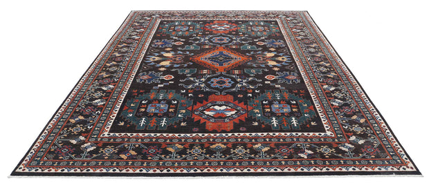 Hand Knotted Nomadic Caucasian Humna Wool Rug 8' 3" x 10' 9" - No. AT82260