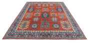 Hand Knotted Nomadic Caucasian Humna Wool Rug 7' 8" x 9' 7" - No. AT25283