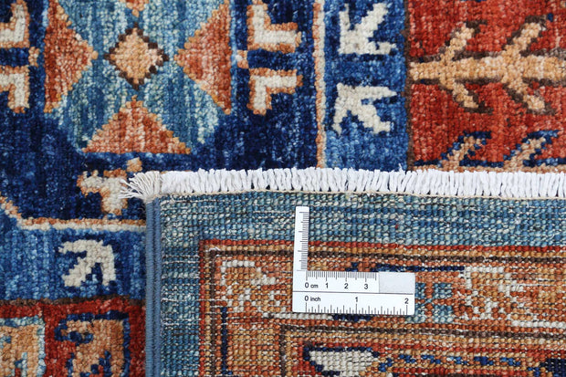 Hand Knotted Nomadic Caucasian Humna Wool Rug 7' 10" x 9' 11" - No. AT22811