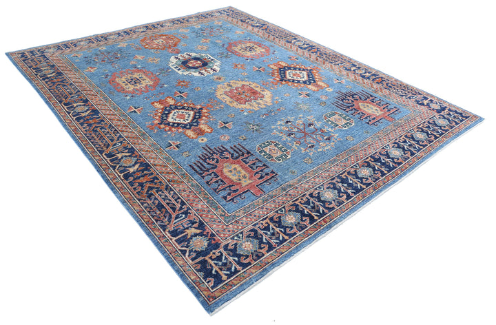 Hand Knotted Nomadic Caucasian Humna Wool Rug 8' 0" x 9' 9" - No. AT28855