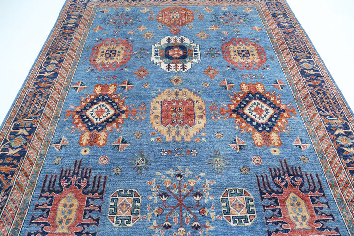 Hand Knotted Nomadic Caucasian Humna Wool Rug 8' 0" x 9' 9" - No. AT28855