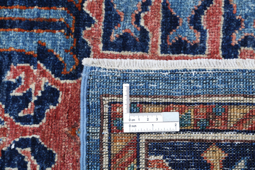 Hand Knotted Nomadic Caucasian Humna Wool Rug 8' 0" x 9' 9" - No. AT28855