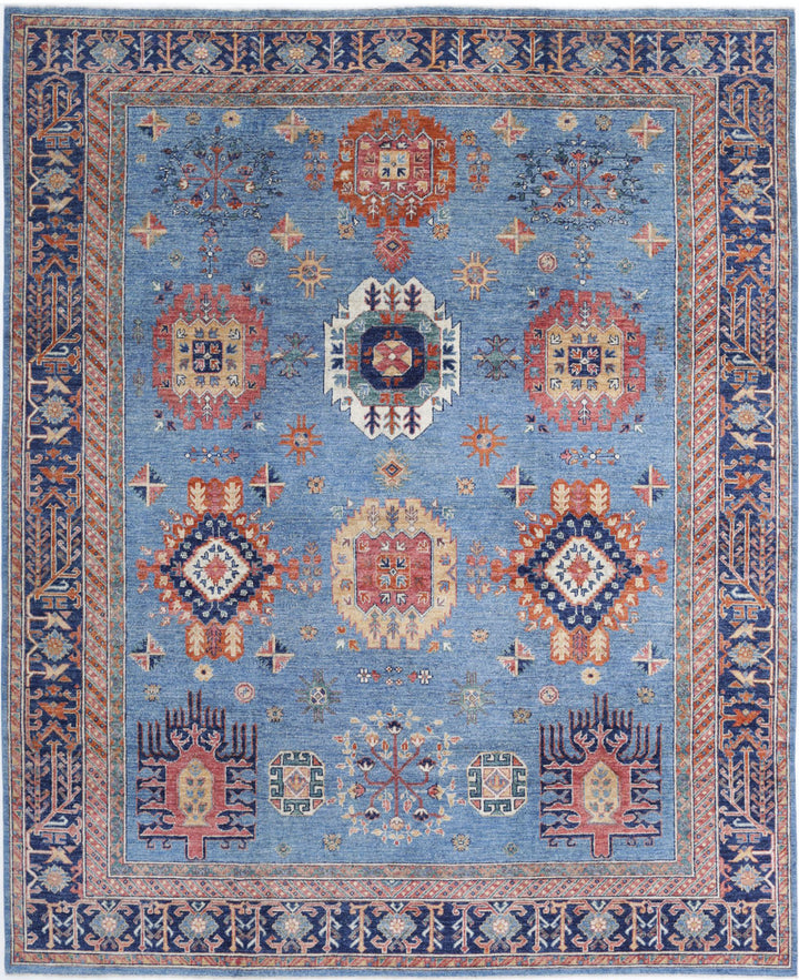 Hand Knotted Nomadic Caucasian Humna Wool Rug 8' 0" x 9' 9" - No. AT28855