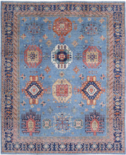 Hand Knotted Nomadic Caucasian Humna Wool Rug 8' 0" x 9' 9" - No. AT28855