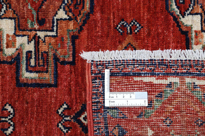 Hand Knotted Nomadic Caucasian Humna Wool Rug 8' 8" x 10' 3" - No. AT56215