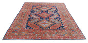 Hand Knotted Nomadic Caucasian Humna Wool Rug 6' 7" x 9' 0" - No. AT65055