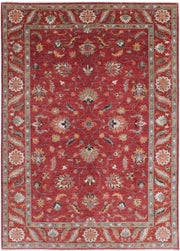 Hand Knotted Nomadic Caucasian Humna Wool Rug 6' 8" x 9' 8" - No. AT55559