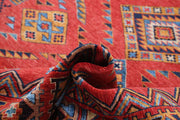Hand Knotted Nomadic Caucasian Humna Wool Rug 6' 6" x 8' 7" - No. AT62160