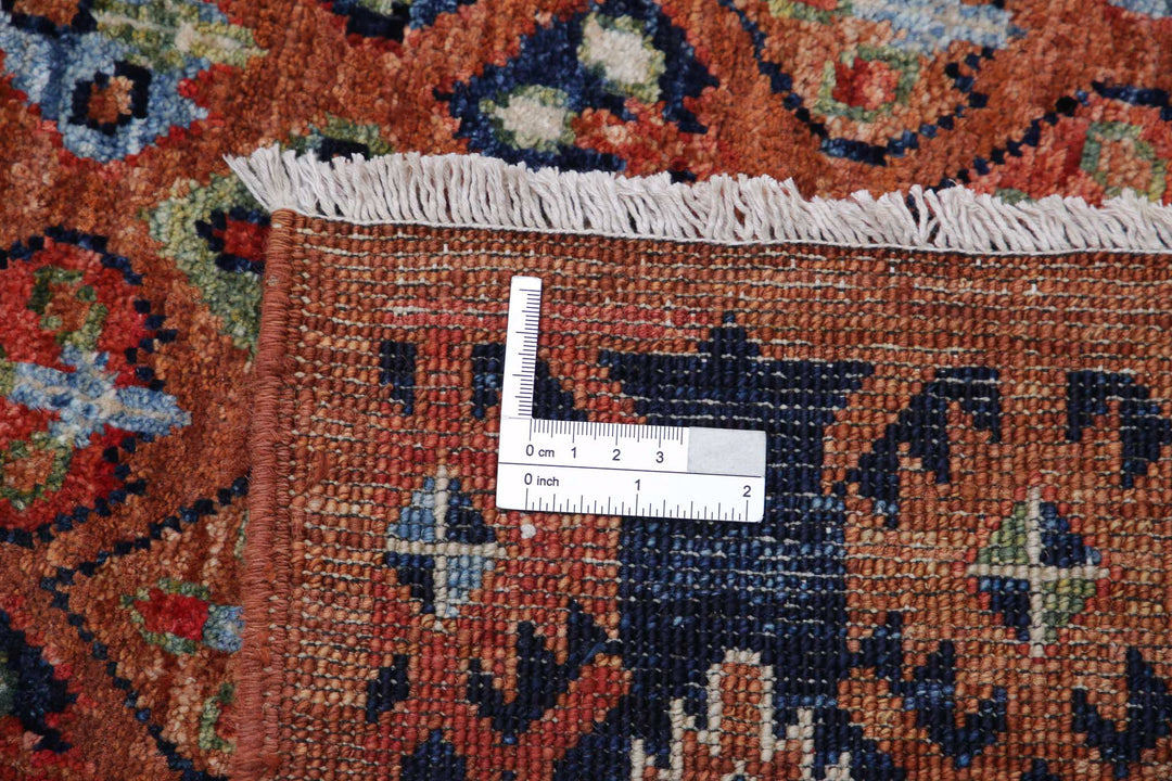 Hand Knotted Nomadic Caucasian Humna Wool Rug 8' 3" x 9' 10" - No. AT12358