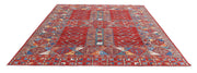 Hand Knotted Nomadic Caucasian Humna Wool Rug 9' 1" x 10' 10" - No. AT89054