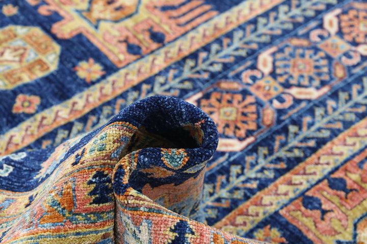 Hand Knotted Nomadic Caucasian Humna Wool Rug 8' 3" x 10' 8" - No. AT86550