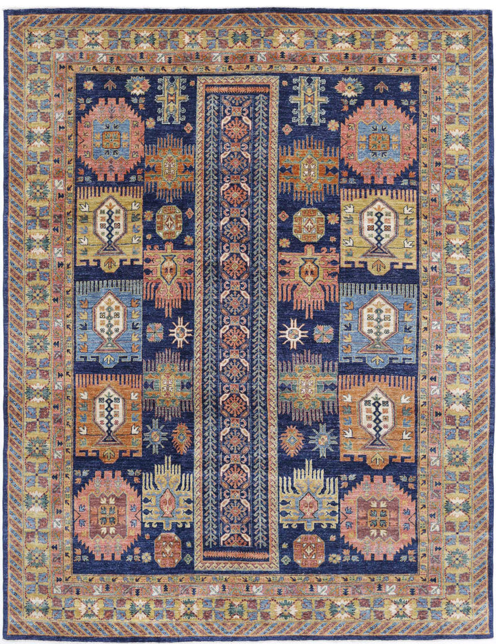 Hand Knotted Nomadic Caucasian Humna Wool Rug 8' 3" x 10' 8" - No. AT86550