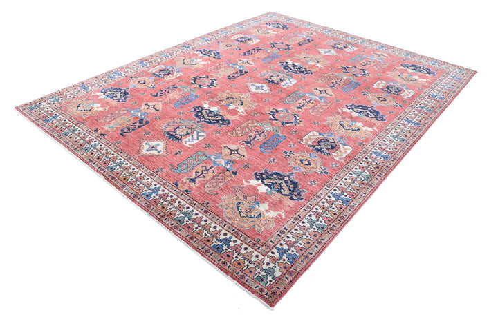 Hand Knotted Nomadic Caucasian Humna Wool Rug 7' 9" x 10' 0" - No. AT35197