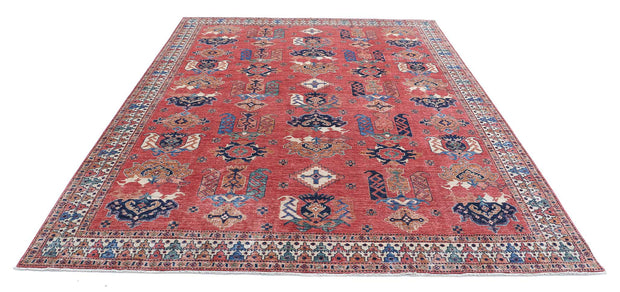 Hand Knotted Nomadic Caucasian Humna Wool Rug 7' 9" x 10' 0" - No. AT35197