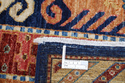 Hand Knotted Nomadic Caucasian Humna Wool Rug 5' 1" x 8' 0" - No. AT12647