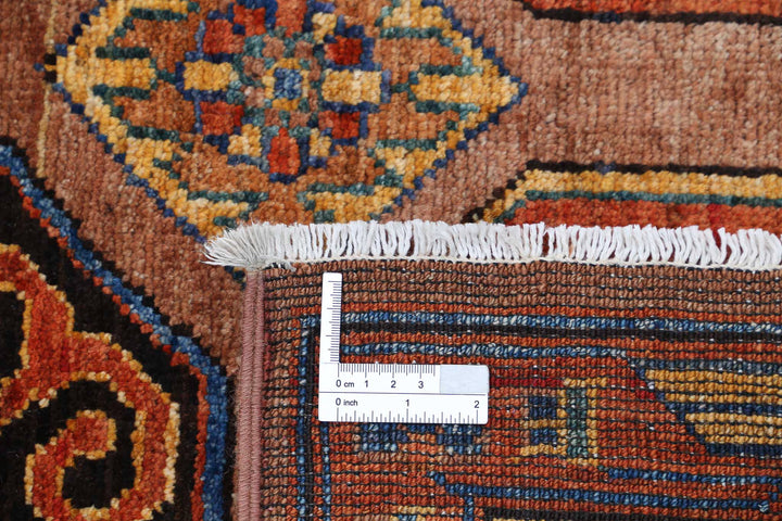 Hand Knotted Nomadic Caucasian Humna Wool Rug 5' 9" x 7' 2" - No. AT98957