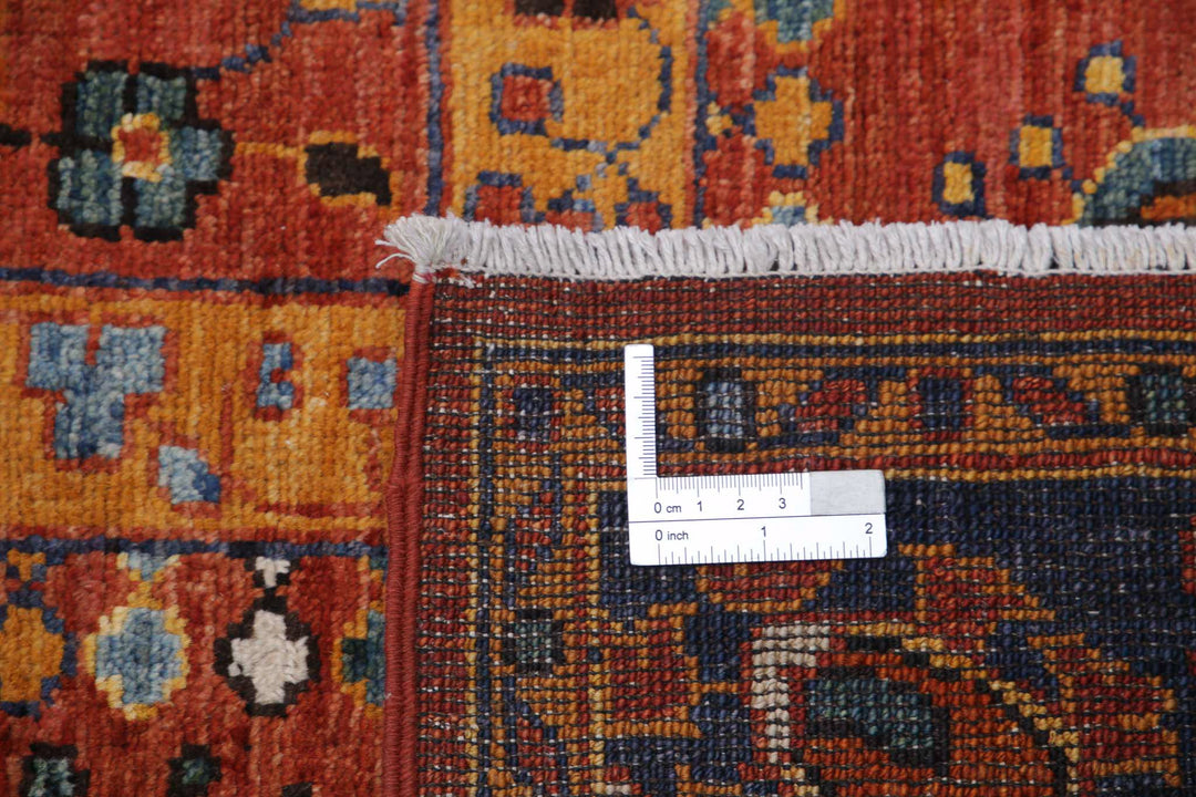 Hand Knotted Nomadic Caucasian Humna Wool Rug 5' 6" x 7' 10" - No. AT79476