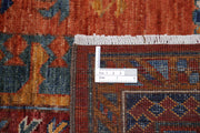 Hand Knotted Nomadic Caucasian Humna Wool Rug 6' 8" x 10' 4" - No. AT64326