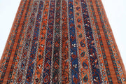 Hand Knotted Nomadic Caucasian Humna Wool Rug 5' 0" x 6' 10" - No. AT99779