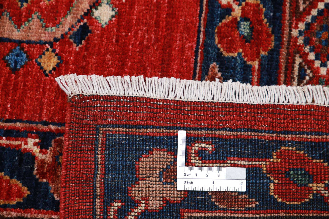 Hand Knotted Nomadic Caucasian Humna Wool Rug 13' 3" x 16' 7" - No. AT42176