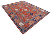 Hand Knotted Nomadic Caucasian Humna Wool Rug 8' 0" x 10' 0" - No. AT79880