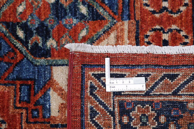 Hand Knotted Nomadic Caucasian Humna Wool Rug 8' 2" x 9' 9" - No. AT80001
