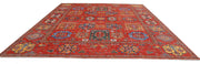 Hand Knotted Nomadic Caucasian Humna Wool Rug 13' 6" x 16' 3" - No. AT58558